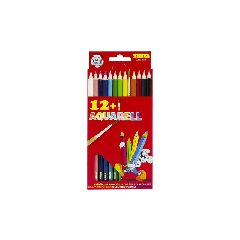 Produktbild för Akvarellpenna SENSE 12 färger