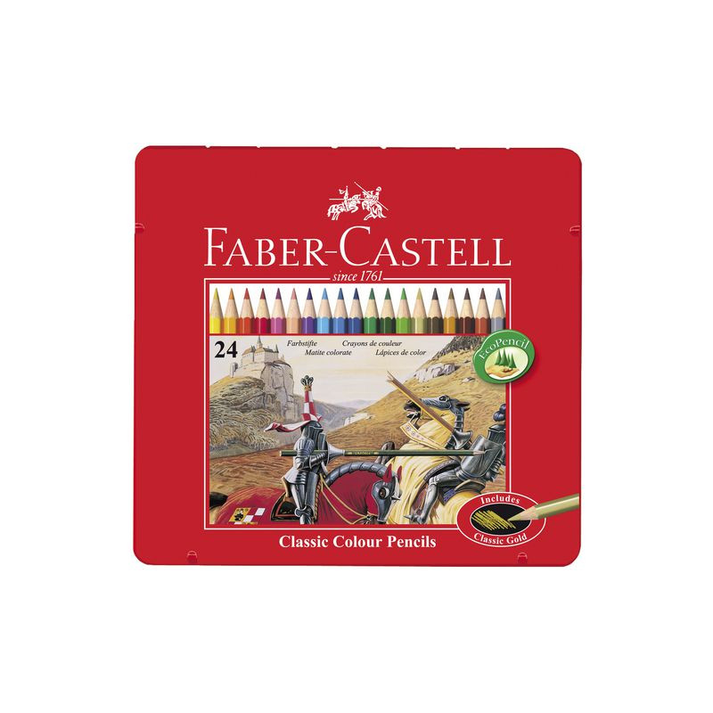 Produktbild för Färgpenna FABER-CASTELL 24 färger