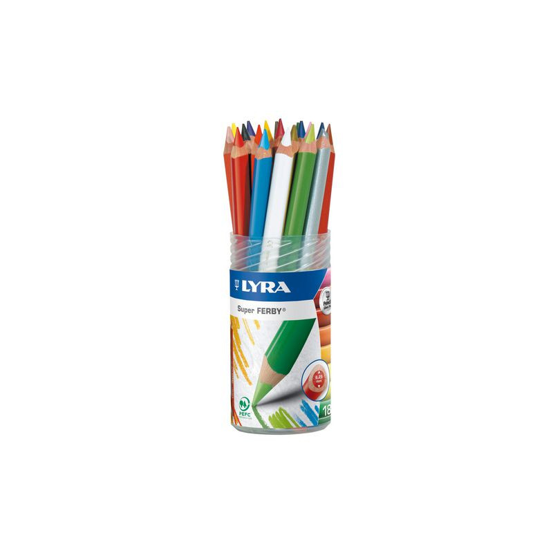 Produktbild för Färgpenna LYRA Super Ferby 18/fp