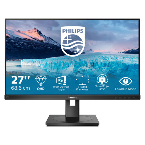 Philips Philips S Line 275S1AE/00 LED display 68,6 cm (27") 2560 x 1440 pixlar 2K Ultra HD LCD Svart
