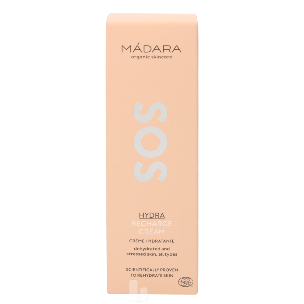 Produktbild för Madara Sos Hydra Recharge Cream For Dehydrated And Stressed Skin, All Types 50 ml Dam
