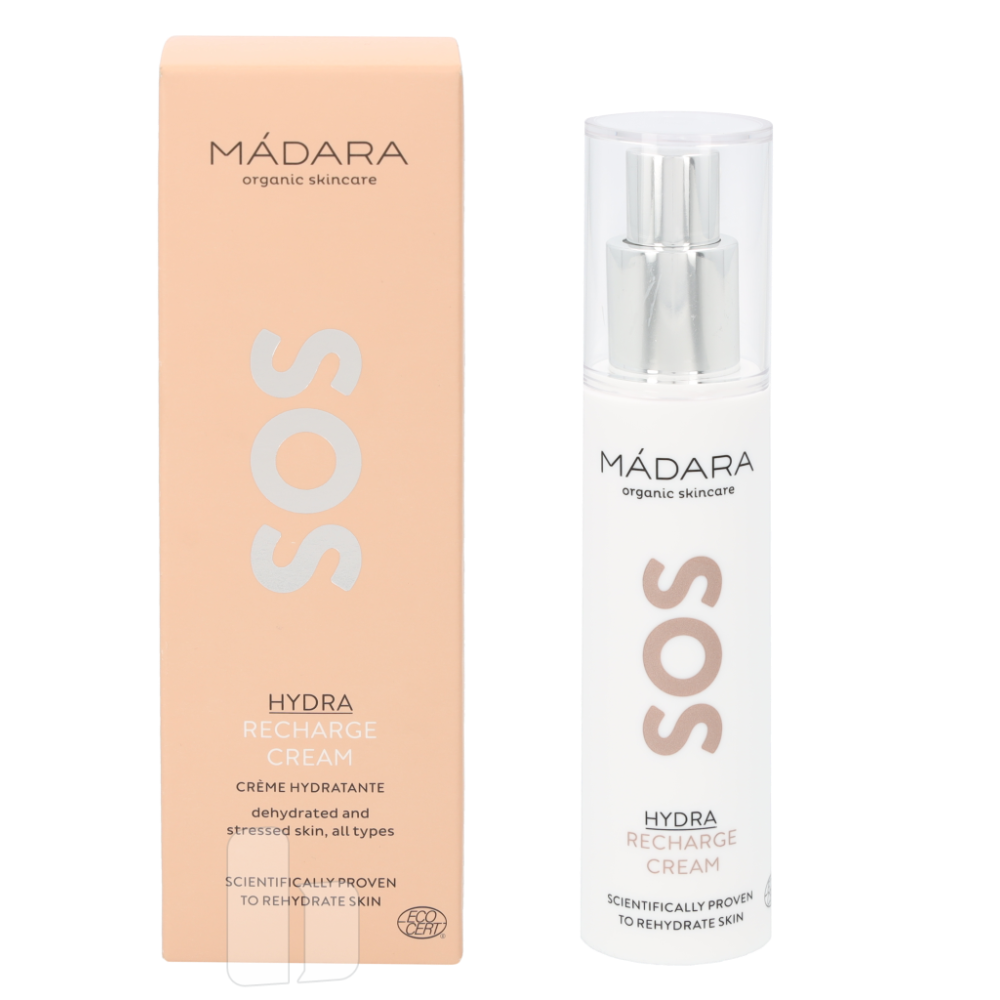 Produktbild för Madara Sos Hydra Recharge Cream For Dehydrated And Stressed Skin, All Types 50 ml Dam