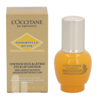 Produktbild för L'Occitane Immortelle Divine Eye & Lip Contour 15 ml Dam