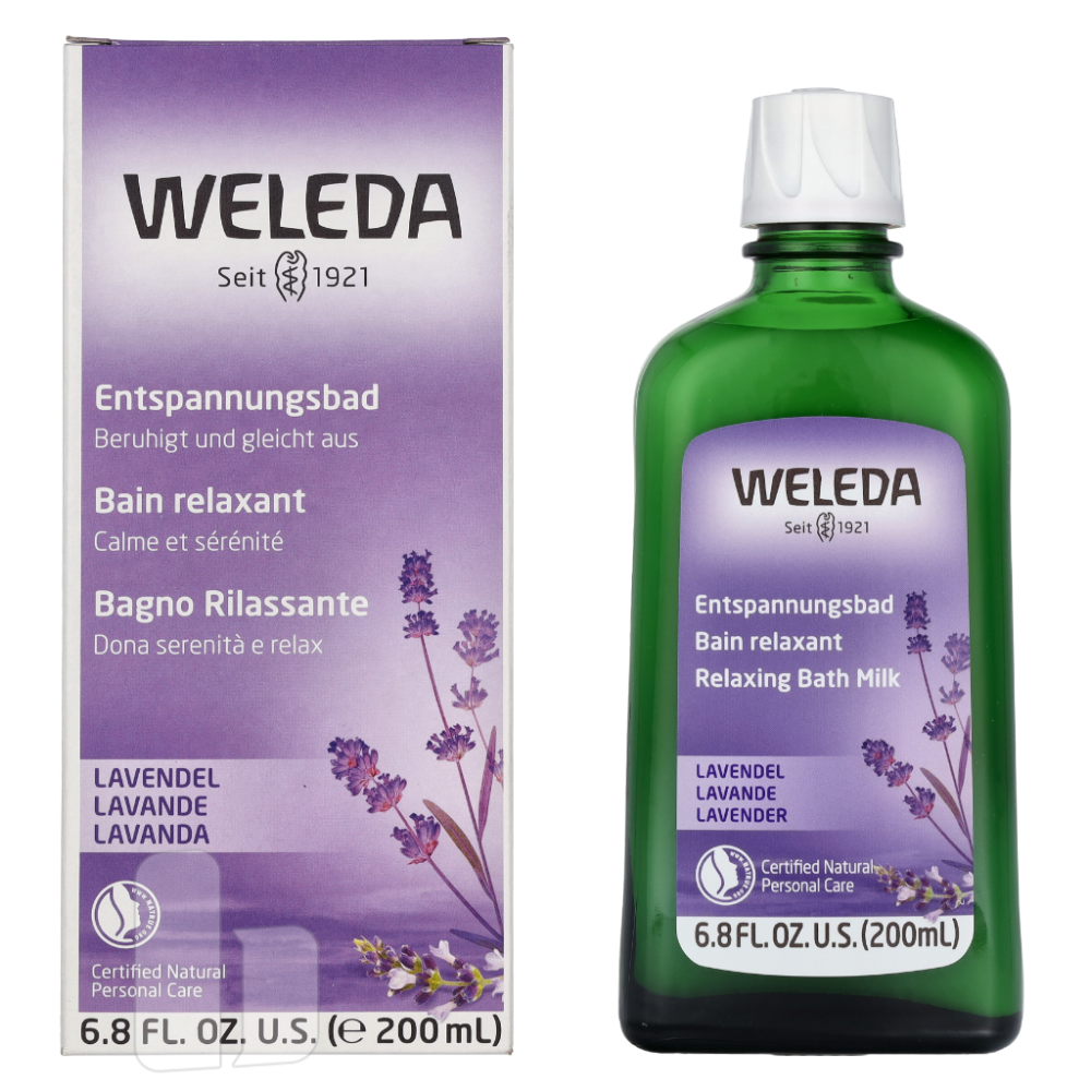 Produktbild för Weleda Lavender Relaxing Bath Milk 200 ml Dam