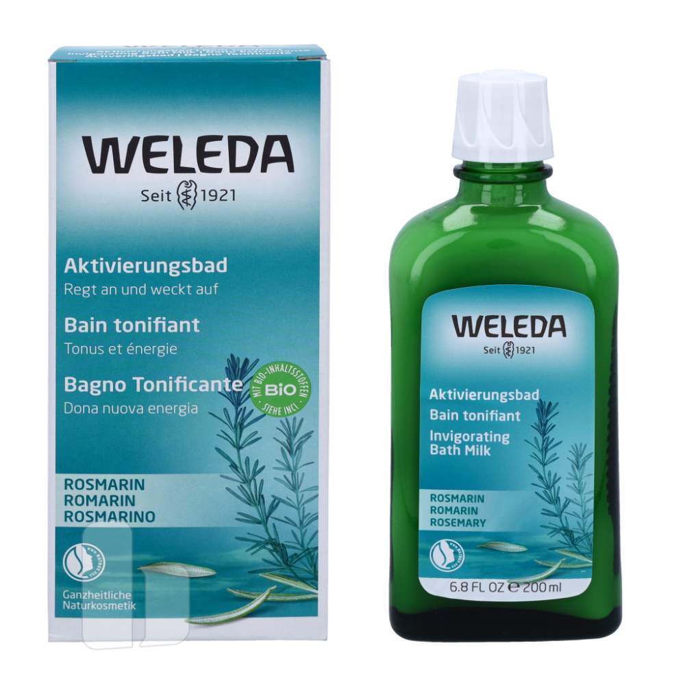 Produktbild för Weleda Rosemary Invigorating Bath Milk 200 ml Dam