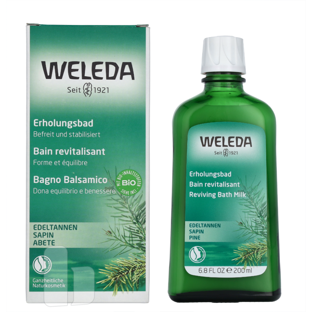 Produktbild för Weleda Pine Reviving Bath Milk 200 ml Dam