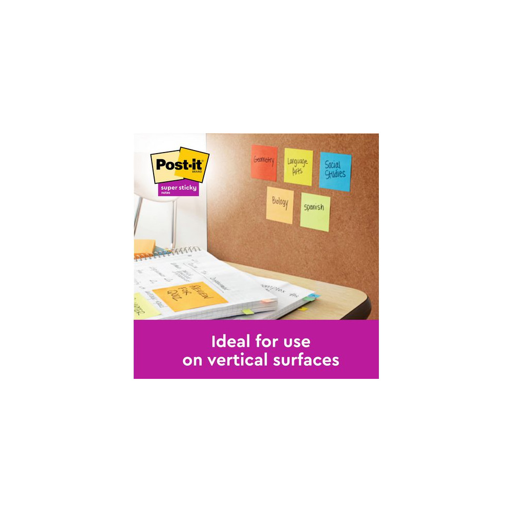 Produktbild för Notes POST-IT SS47,6x47,6mm re sort12/fp