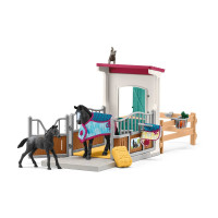 Produktbild för Schleich Horse Club - Horse Box with Mare and Foal