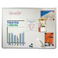 Produktbild för Whiteboard stål 120x90cm