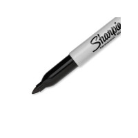Produktbild för Märkpenna SHARPIE F svart 32+4/fp