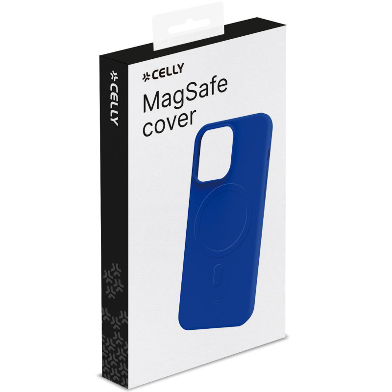 Produktbild för Cromomag Soft rubber case MagSafe iPhone 15 Pro Blå