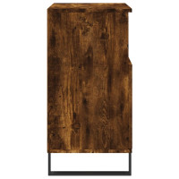 Produktbild för Skänk 3 delar rökfärgad ek konstruerat trä