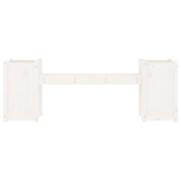 Produktbild för Odlingslåda vit 180x36x63 cm massiv furu