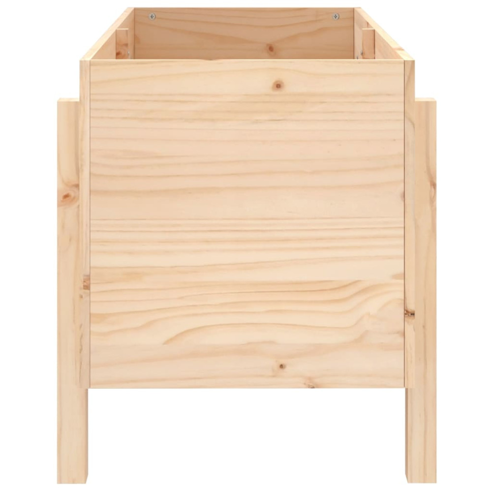 Produktbild för Odlingslåda på ben 101x50x57 cm massiv furu