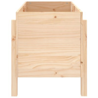 Produktbild för Odlingslåda på ben 101x50x57 cm massiv furu