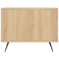 Produktbild för Soffbord 2 st sonoma ek 50x50x40 cm konstruerat trä