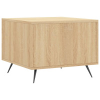 Produktbild för Soffbord 2 st sonoma ek 50x50x40 cm konstruerat trä