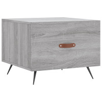 Produktbild för Soffbord 2 st grå sonoma 50x50x40 cm konstruerat trä