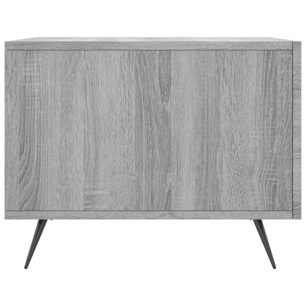 Produktbild för Soffbord 2 st grå sonoma 50x50x40 cm konstruerat trä
