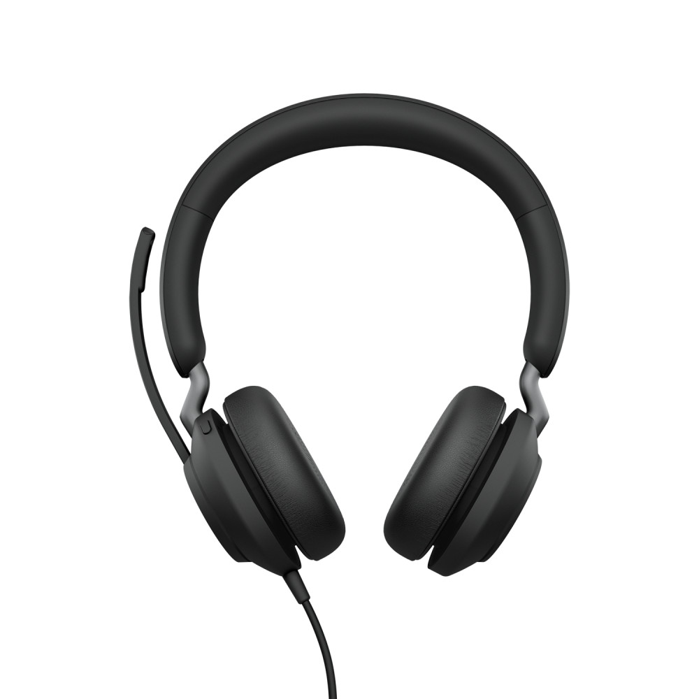 Produktbild för Jabra Evolve2 40 SE Headset Kabel Huvudband Samtal/musik USB Type-C Svart