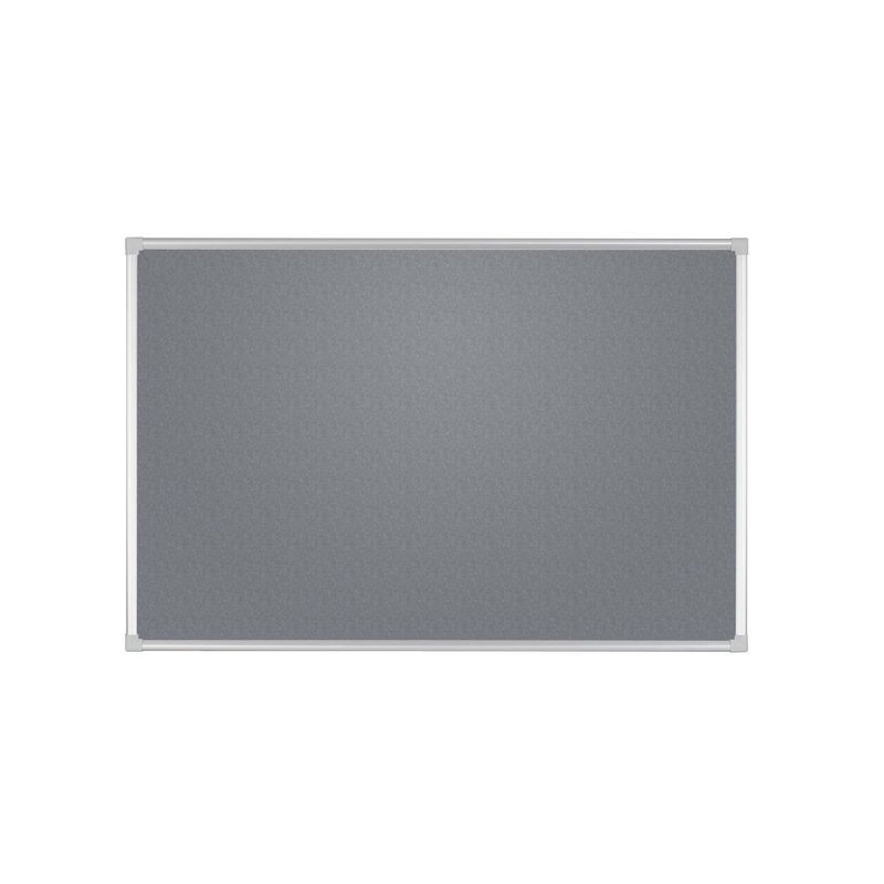 Produktbild för Anslagstavla 60x90cm grå