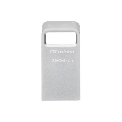 Kingston Technology Kingston Technology DataTraveler Micro USB-sticka 128 GB USB Type-A 3.2 Gen 1 (3.1 Gen 1) Silver