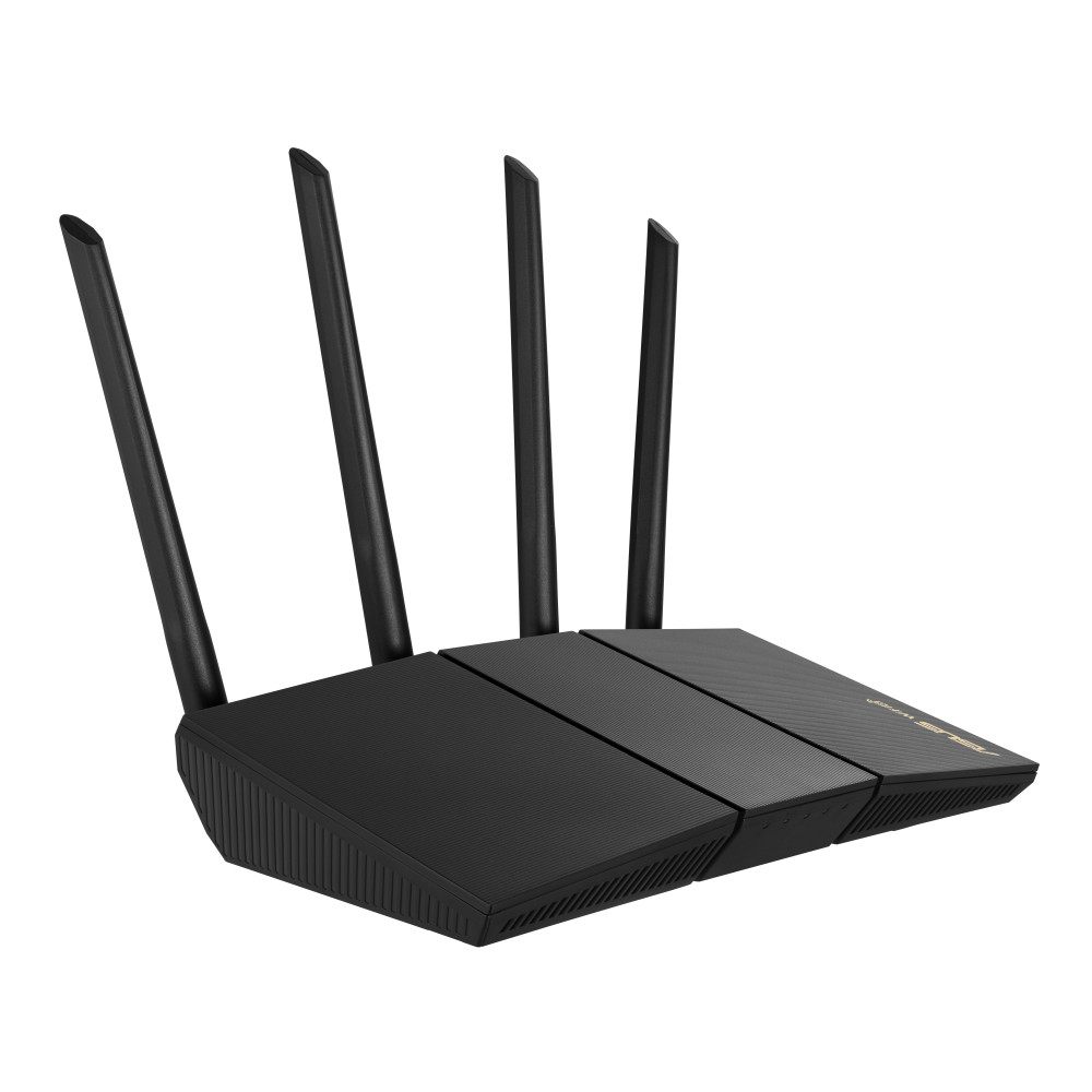 Produktbild för ASUS RT-AX57 trådlös router Gigabit Ethernet Dual-band (2,4 GHz / 5 GHz) Svart