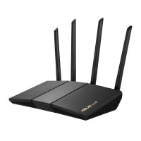 Produktbild för ASUS RT-AX57 trådlös router Gigabit Ethernet Dual-band (2,4 GHz / 5 GHz) Svart