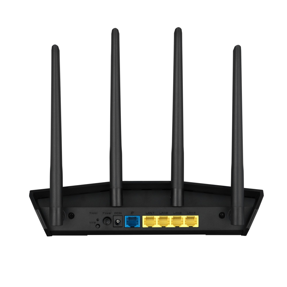 Produktbild för ASUS RT-AX57 trådlös router Gigabit Ethernet Dual-band (2,4 GHz / 5 GHz) Svart