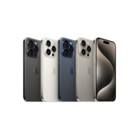 Miniatyr av produktbild för Apple iPhone 15 Pro 15,5 cm (6.1") Dubbla SIM-kort iOS 17 5G USB Type-C 256 GB Titan, Blå