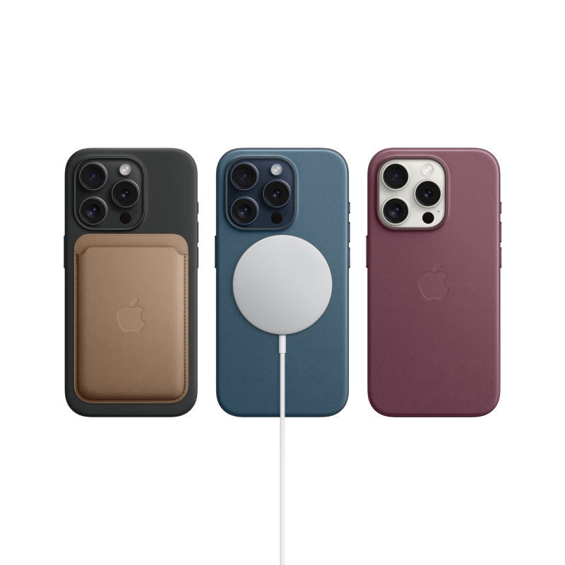 Produktbild för Apple iPhone 15 Pro 15,5 cm (6.1") Dubbla SIM-kort iOS 17 5G USB Type-C 256 GB Titan, Blå
