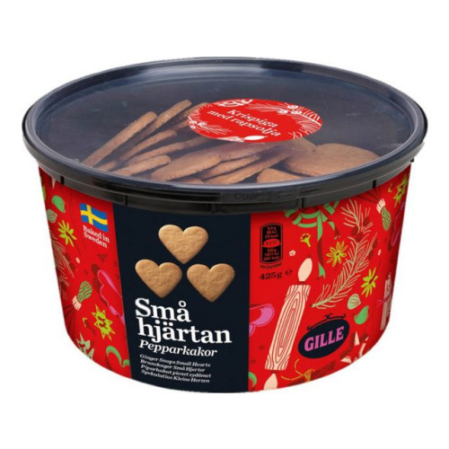 GILLE Pepparkakor GILLE Små Hjärtan 425g