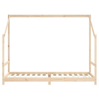 Produktbild för Sängram för barnsäng 90x200 cm massiv furu