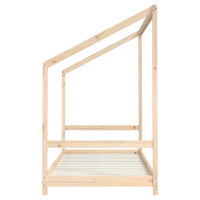 Produktbild för Sängram för barnsäng 90x200 cm massiv furu