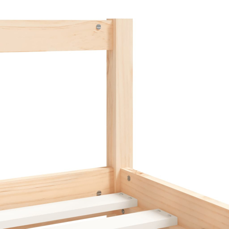 Produktbild för Sängram med lådor för barnsäng 80x160 cm massiv furu