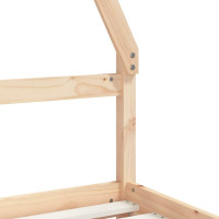 Produktbild för Sängram med lådor för barnsäng 80x160 cm massiv furu