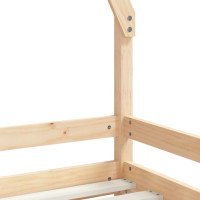 Produktbild för Sängram för barnsäng 90x200 cm massiv furu