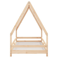 Produktbild för Sängram för barn 90x190 cm massiv furu