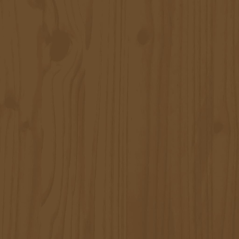 Produktbild för Trädgårdsbänk honungsbrun 110x38x45 cm massiv furu