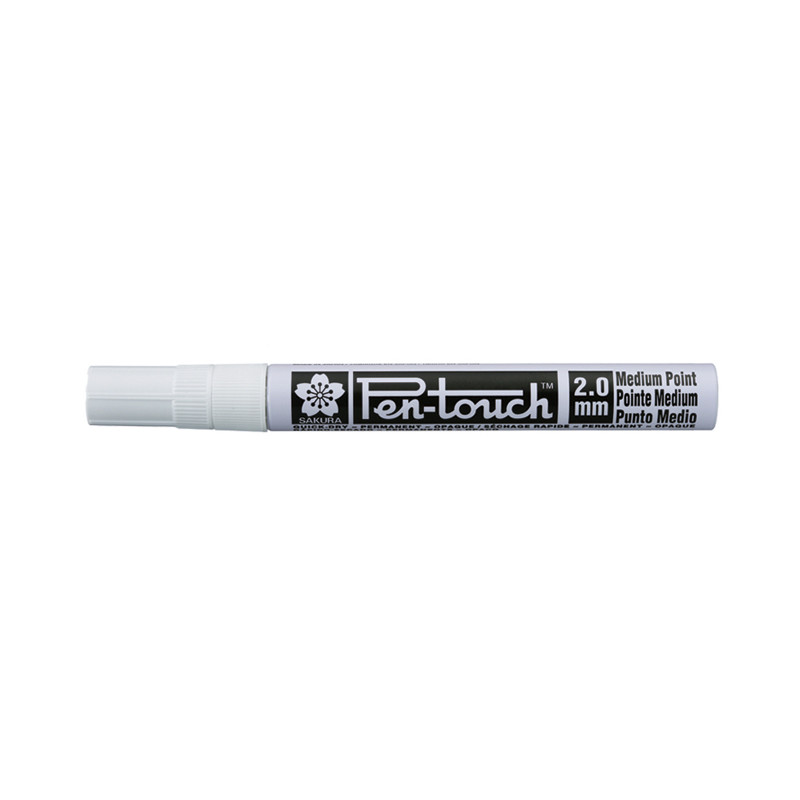 Produktbild för Sakura Pen-touch Regular Vit 1 styck