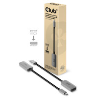 Produktbild för CLUB3D CAC-1567 USB-grafikadapter 7680 x 4320 pixlar Svart, Silver