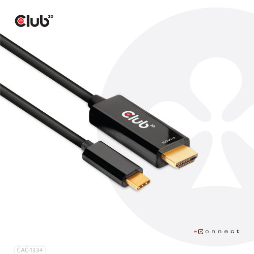 Club 3D CLUB3D CAC-1334 videokabeladapter 1,8 m HDMI Typ A (standard) USB Type-C