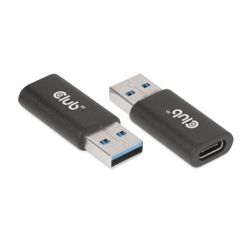 Club 3D CLUB3D CAC-1525 kabelomvandlare (hane/hona) USB A USB TYPE C Svart