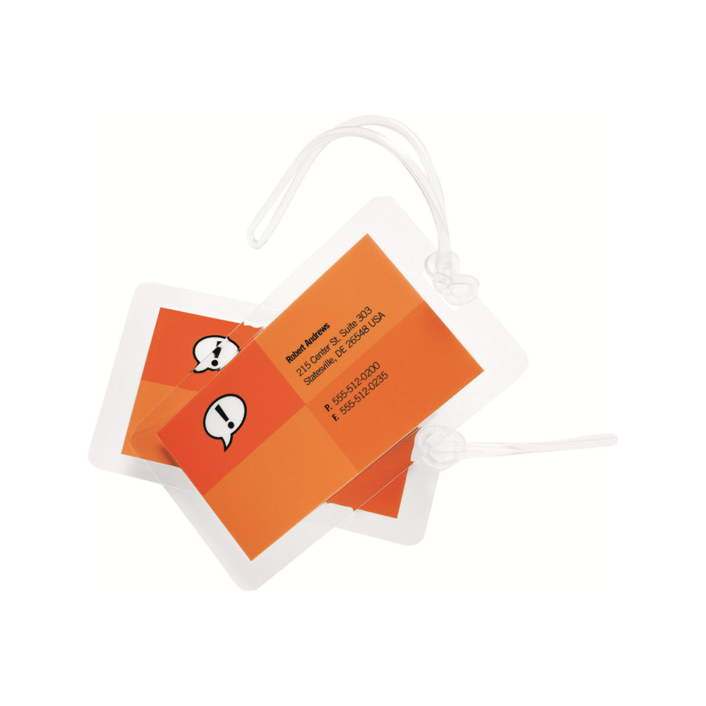 Produktbild för GBC Card Laminating Pouch - 100-pack - glättat - 64 x 108 mm - lamineringsfickor