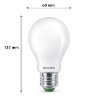 Miniatyr av produktbild för LED E27 Normal 2,3W (40W) Frostad 485lm 2700K Energiklass A