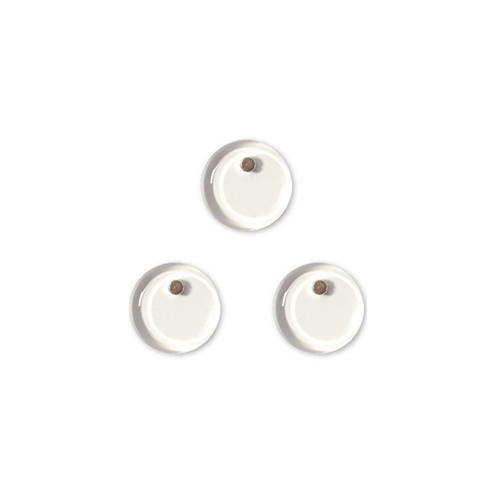 Produktbild för Magnetknappar Crystal 30mm transp. 3/fp