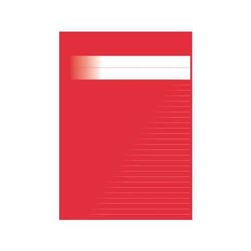[NORDIC Brands] Skrivhäfte A4 linj. 8,5mm röd 120/fp