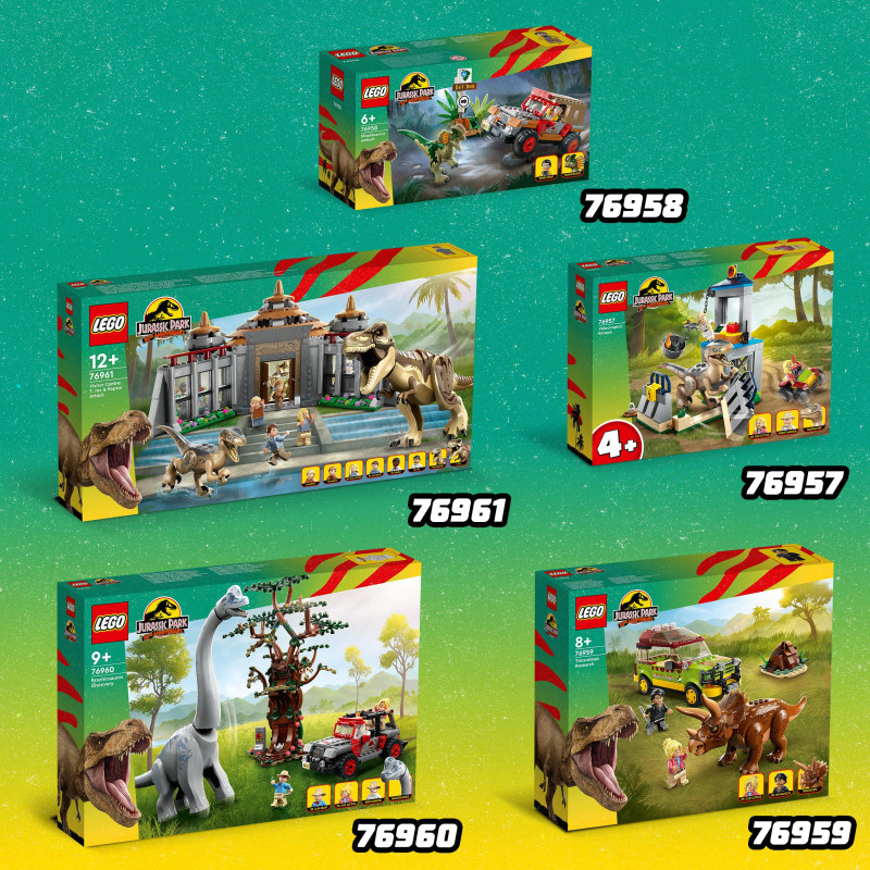 Produktbild för LEGO Jurassic World Jurassic Park Velociraptorflykt