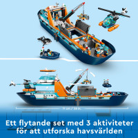 Produktbild för LEGO City Polarutforskare och skepp