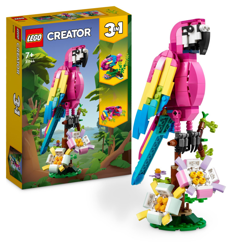 Produktbild för LEGO Creator Exotisk rosa papegoja